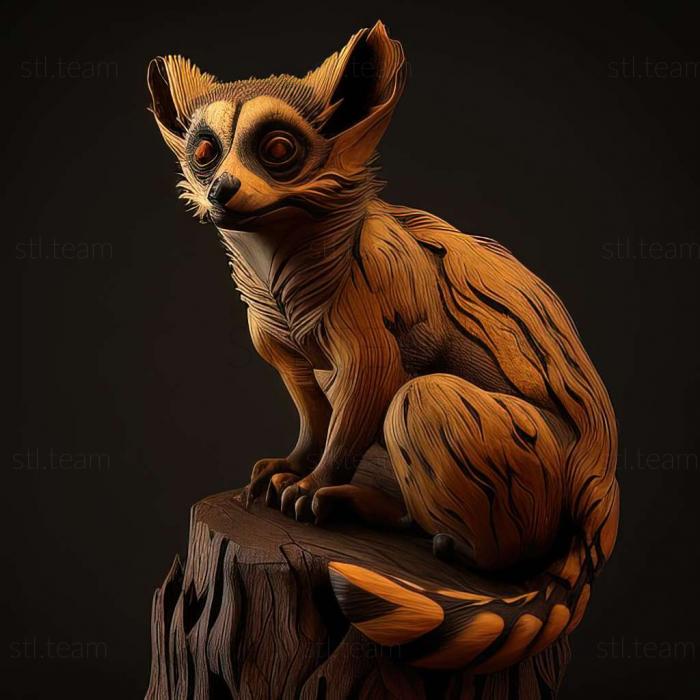 3D model Lepilemur sahamalazensis (STL)